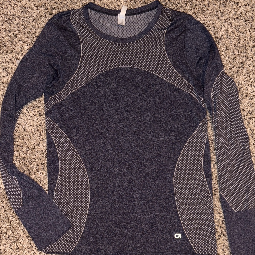 GAP Dark Blue and Light Gray Long Sleeve Sweatshirt